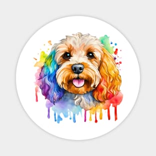 Cockapoo Watercolor Portrait Magnet